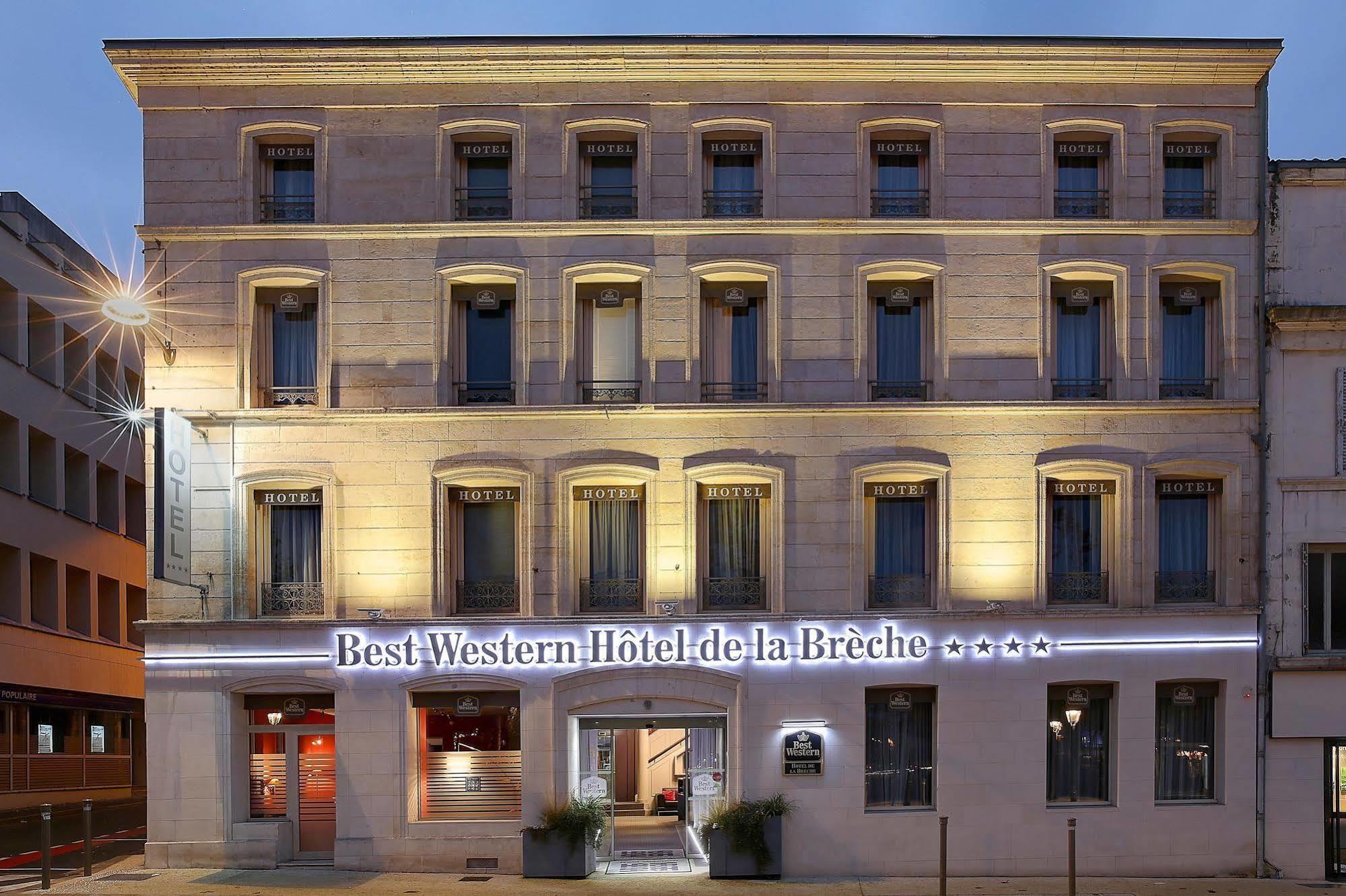 Best Western Hotel De La Breche Ньор Экстерьер фото